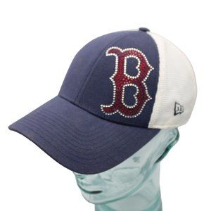 Boston Red Sox New Era Jewel Ice Bling Rhinestone Baseball Hat Hook Loop